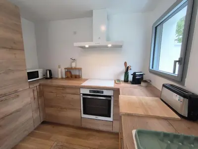 Cuisine ou kitchenette dans l'établissement Villa Holidays Ocean
