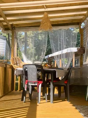 Plan de l'établissement Mobil Home cosy à Contis Proche plage et nature