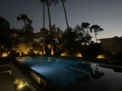 Piscine de l'établissement Villa d'exception avec piscine chauffée, proche plages et commodités - FR-1-791-22 ou située à proximité