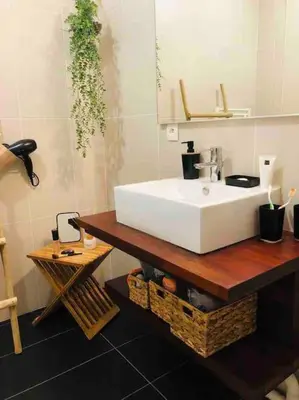 Cuisine ou kitchenette dans l'établissement T3 duplex Port de La Teste Bassin d Arcachon