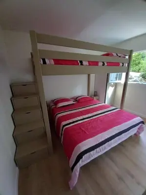 Un ou plusieurs lits dans un hébergement de l'établissement Maison Alisan - Dune du Pilat