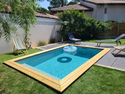 Piscine de l'établissement Maison avec piscine Pyla sur mer ou située à proximité
