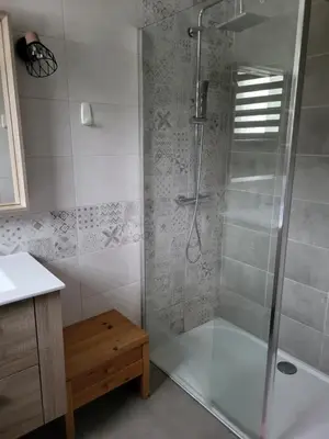 Salle de bains dans l'établissement Trouille de mijourne