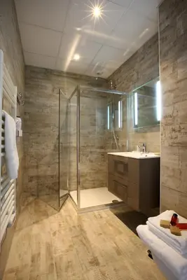 Salle de bains dans l'établissement Domaine de L'Esperon