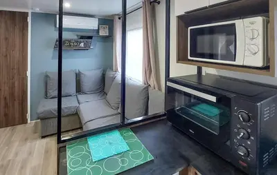 Coin salon dans l'établissement Mobil-home camping etoiles Les Dunes de Contis Landes Fun pass compris