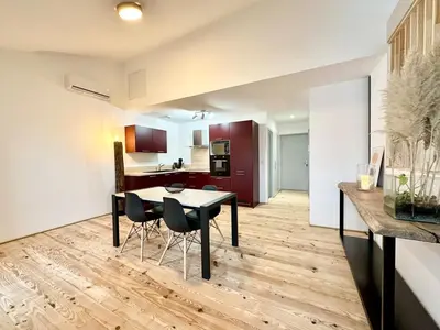 Cuisine ou kitchenette dans l'établissement La Terrasse des Secrets - Parking - Spacieux