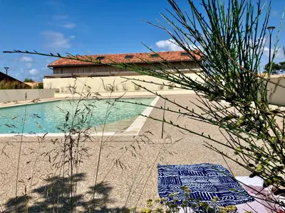 Piscine de l'établissement Appartment with pool, beach and ocean 5 min by walk, city center, shopping and market ou située à proximité