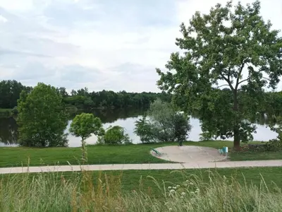Paysage naturel près de la maison de vacances
