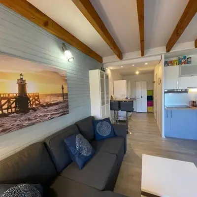 Duplex T2 avec Piscine à Capbreton proche Plage - FR-1-413-250