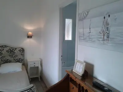Coin salon dans l'établissement Chambres 