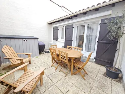 Terrasse ou espace extérieur de l'établissement Capbreton - Villa Patio - Climatisé - Port - Surf
