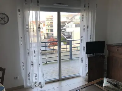 Télévision ou salle de divertissement dans l'établissement T2 la teste centre ville bassin d Arcachon
