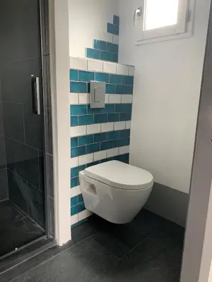Salle de bains dans l'établissement Maison Magnolia