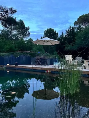 Jardin de l'établissement Maison Magnolia