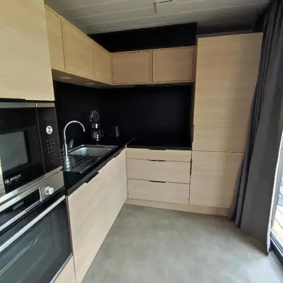 Cuisine ou kitchenette dans l'établissement cottage Landes entre terre et ocean