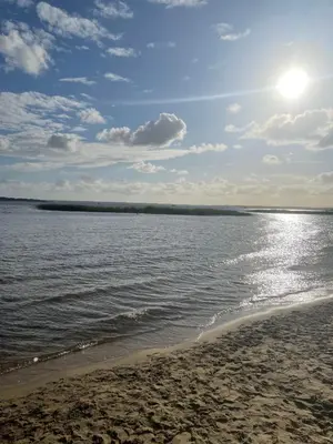Paysage naturel près de le camping