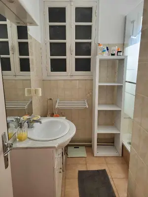 Salle de bains dans l'établissement Appartement proche du lac d'Hossegor