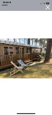 Plan de l'établissement Mobilhome 6 et 4 places terrasses couvertes - Les Dunes de Contis