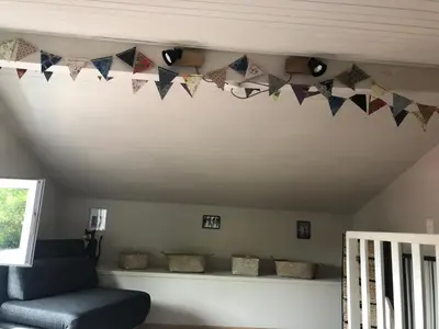 Coin salon dans l'établissement Appartement au calme - 3 étoiles