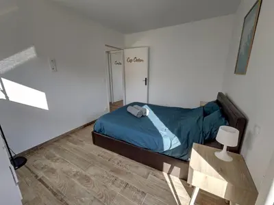 Un ou plusieurs lits dans un hébergement de l'établissement Le Baleste - Duplex Cosy