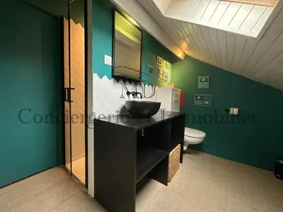 Salle de bains dans l'établissement Magnifique Villa 500 M Ocean 5 min du lac Hossegor