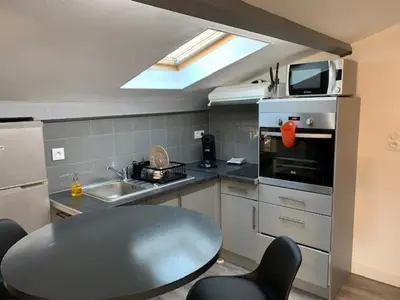 Cuisine ou kitchenette dans l'établissement Studio Tuco