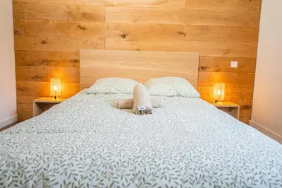 Un ou plusieurs lits dans un hébergement de l'établissement Capbreton Surf House