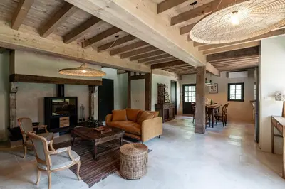 Coin salon dans l'établissement Maison Marie-Lys