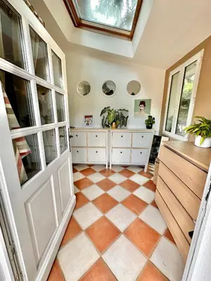 Cuisine ou kitchenette dans l'établissement Maison landaise avec piscine proche Hossegor Capbreton
