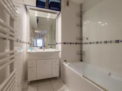 Salle de bains dans l'établissement Apartment Résidence Magellan by Interhome