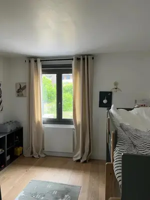 Un ou plusieurs lits dans un hébergement de l'établissement Villa EDEN WOOD Pyla-sur-Mer