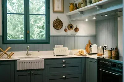 Cuisine ou kitchenette dans l'établissement Villa Between Bordeaux And Basque Coast
