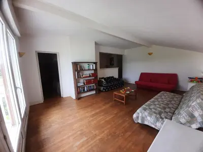 Un ou plusieurs lits dans un hébergement de l'établissement Villa de Campagne au bord de l'Adour