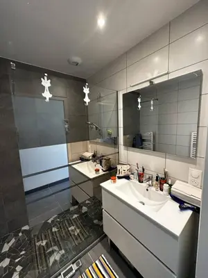 Salle de bains dans l'établissement La belle escale landaise - PDJ inclus, parking, gare & proche Hossegor