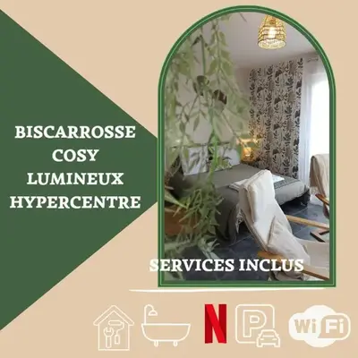 Appartement Lumineux hypercentre - Biscarrosse
