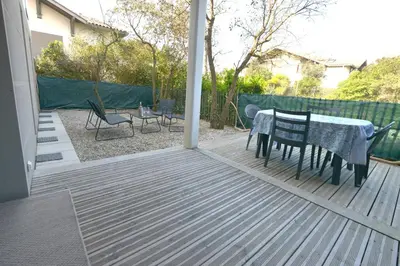 Balcon ou terrasse dans l'établissement Labenne Océan - Calme & Soleil - Plage à 100M C' LA VIEconciergeire