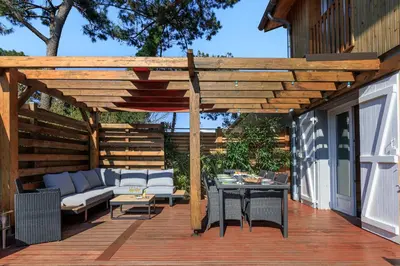 Terrasse ou espace extérieur de l'établissement Maison des Bonheurs Océaniques - Welkeys