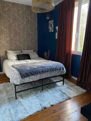 Un ou plusieurs lits dans un hébergement de l'établissement Maison familiale de charme
