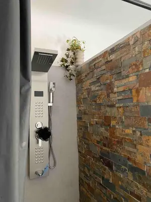 Salle de bains dans l'établissement Maison familiale de charme
