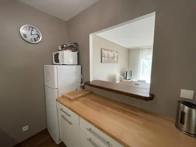 Cuisine ou kitchenette dans l'établissement Superbe appartement très spacieux en centre ville