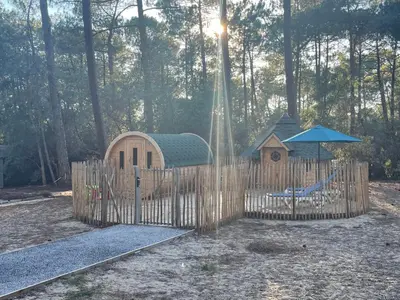 Aire de jeux pour enfants de l'établissement VVF Landes Moliets