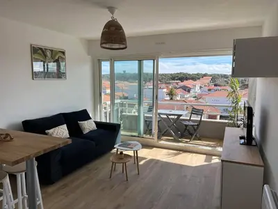 Balcon ou terrasse dans l'établissement Studio cosy au porte de l ocean