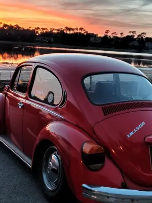 Lever ou coucher de soleil vu de la maison de vacances ou à proximité