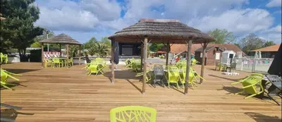Plan de l'établissement Mobil home 532 au bord du Lac de Biscarrosse
