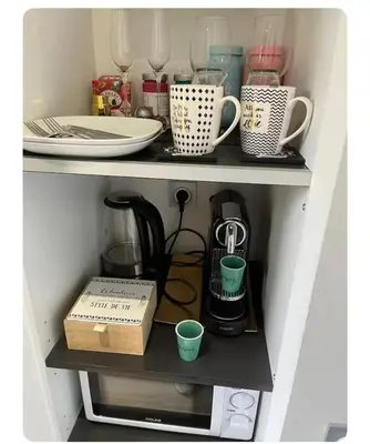 Cuisine ou kitchenette dans l'établissement Chalet accueillant à Saint-Vincent-de-Tyrosse avec jardin