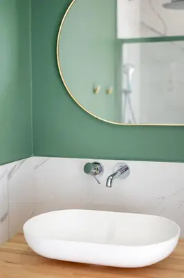Salle de bains dans l'établissement Villa Canopy entre pins et plage