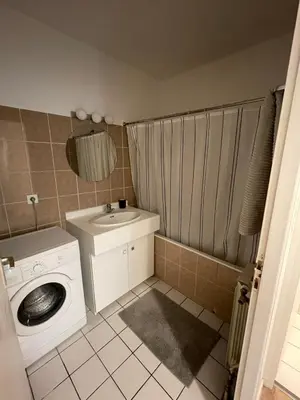Salle de bains dans l'établissement Capbreton 2 bedroom apartment between forest and beach