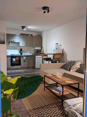 Cuisine ou kitchenette dans l'établissement Capbreton 2 bedroom apartment between forest and beach