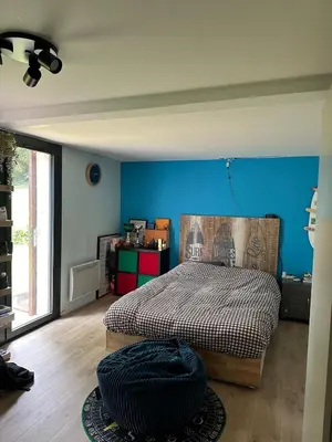 Un ou plusieurs lits dans un hébergement de l'établissement Modern Hossegor Oasis