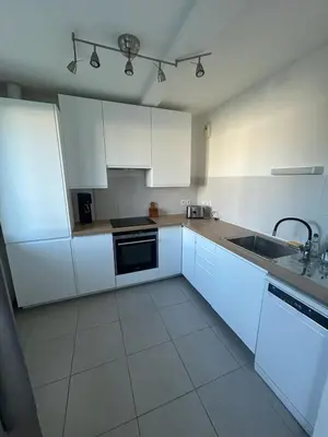 Cuisine ou kitchenette dans l'établissement maison sur le bassin d'Arcachon